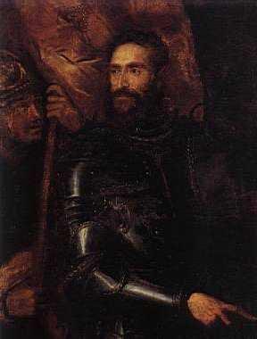 unknow artist Pier Luigi Farnese di Tiziano oil painting picture